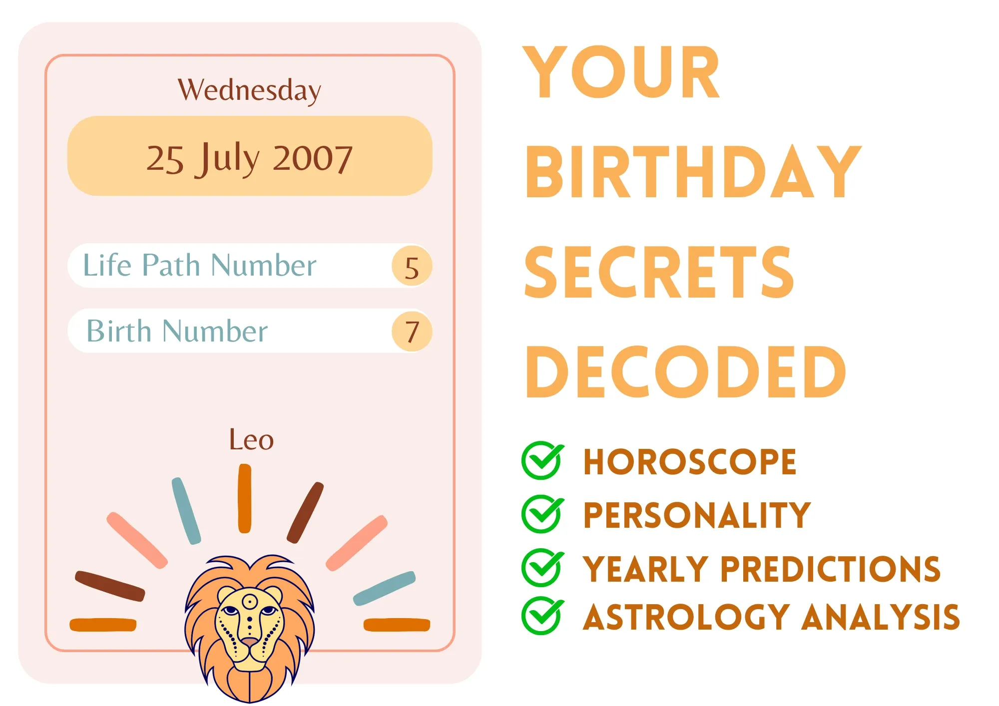 402b10c9f0400679f36534b3c284f645 July 25, 2007 Zodiac Sign: Discover the Leo Personality and Traits