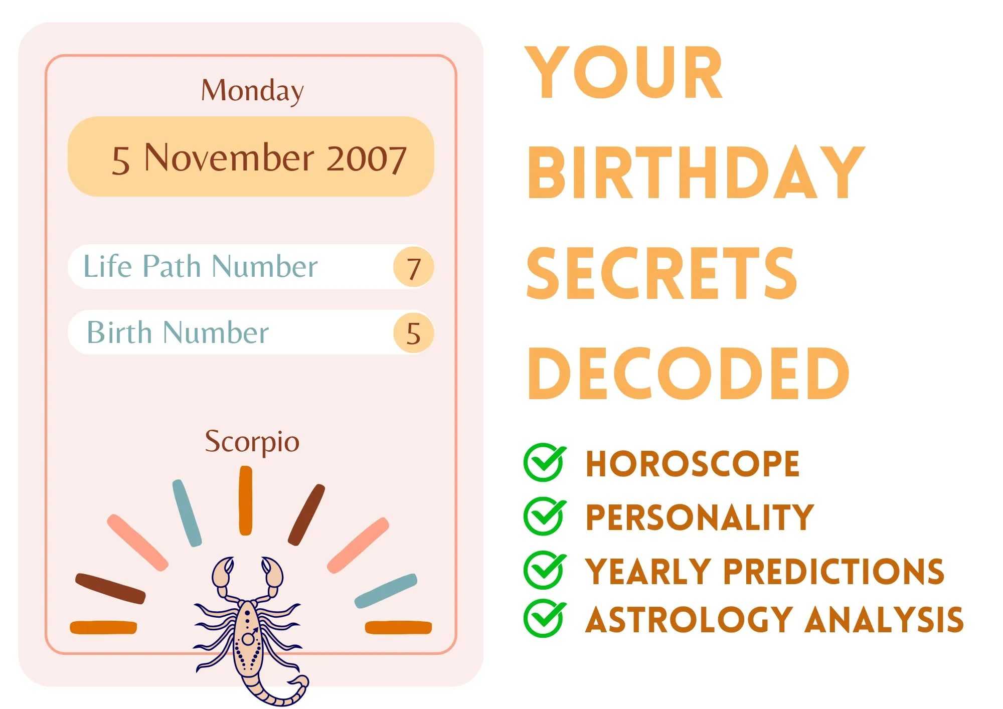 583329bcee7434df68090e21b33d7c4f November 5, 2007 Horoscope: Scorpio Personality, Compatibility, and More