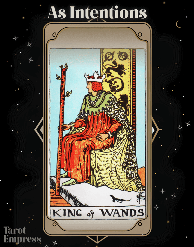 6b14f107f44e4c78233282a0fba8a004 Deciphering Intentions: The King of Wands Tarot Guide