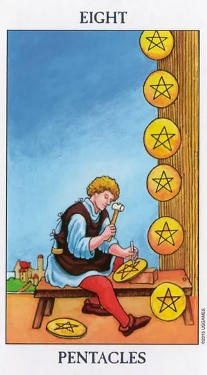 891f224046fb96a75372b5d03da88972 What Does the Eight of Pentacles Reveal About Intentions in Tarot?