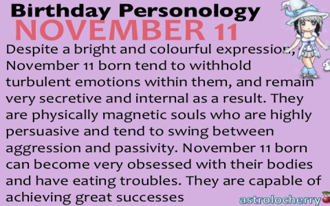 November 15th Birthday Personality Traits: What It Means to Be a Scorpio