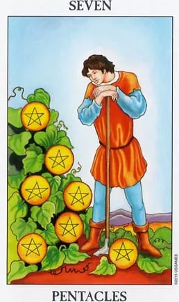 ccaf4abe500462d83059b064dc86b188 Seven of Pentacles and Intentions: What This Tarot Card Means for Your Path